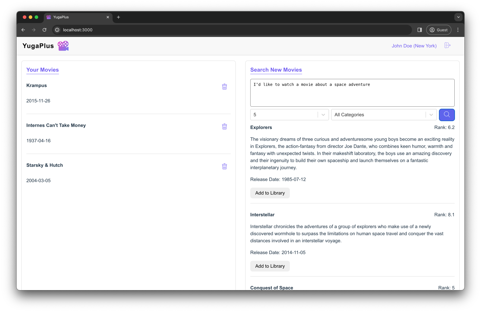 Similarity Search Result Similarity Search Result